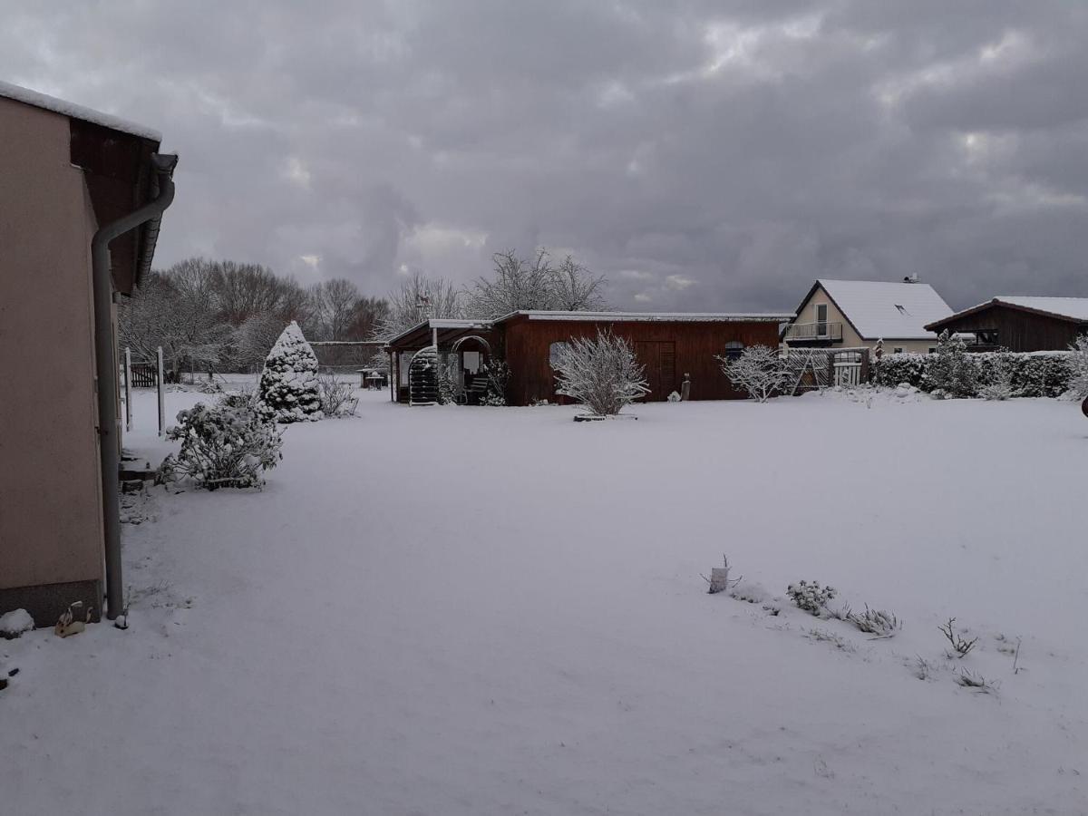 Idyllic Bungalow In Pepelow With Garden Zewnętrze zdjęcie